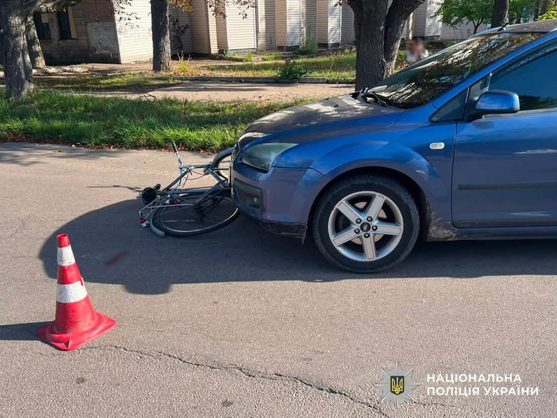 Новини Житомира - фото з У Коростені в ДТП травмовано велосипедистку