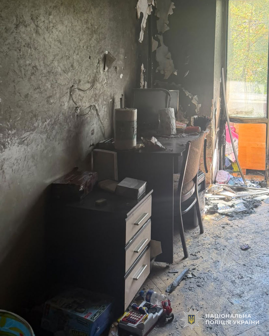Новини Тернополя - фото з На Кривоноса сталась пожежа у квартирі