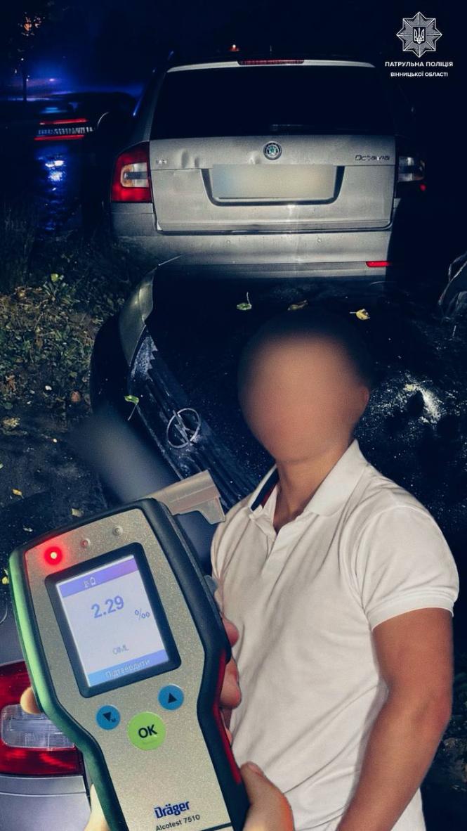 Новини Вінниці - фото з П’яний водій врізався одразу у дві припарковані автівки у Вінниці