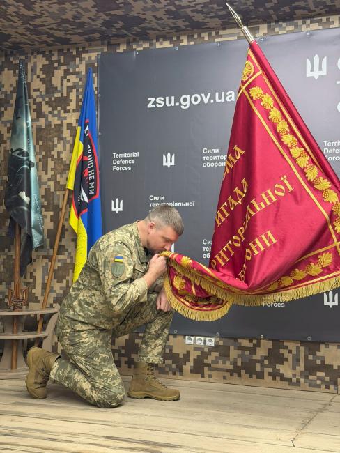 Новини Вінниці - фото з Дмитро Бізонич залишає посаду командира 120-ї бригади ТрО. Хто його замінить