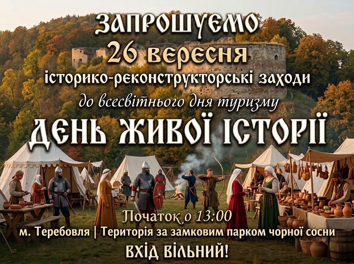 Новини Тернополя - фото з У Теребовлі запрошують на «День живої історії»