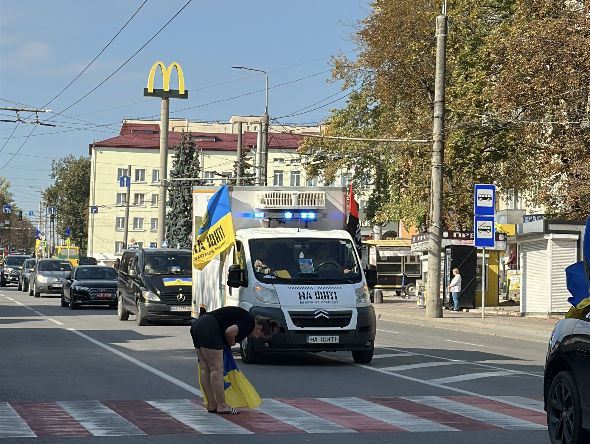 Новини Тернополя - фото з Тернопіль зустрів траурні кортежі з двома полеглими захисниками