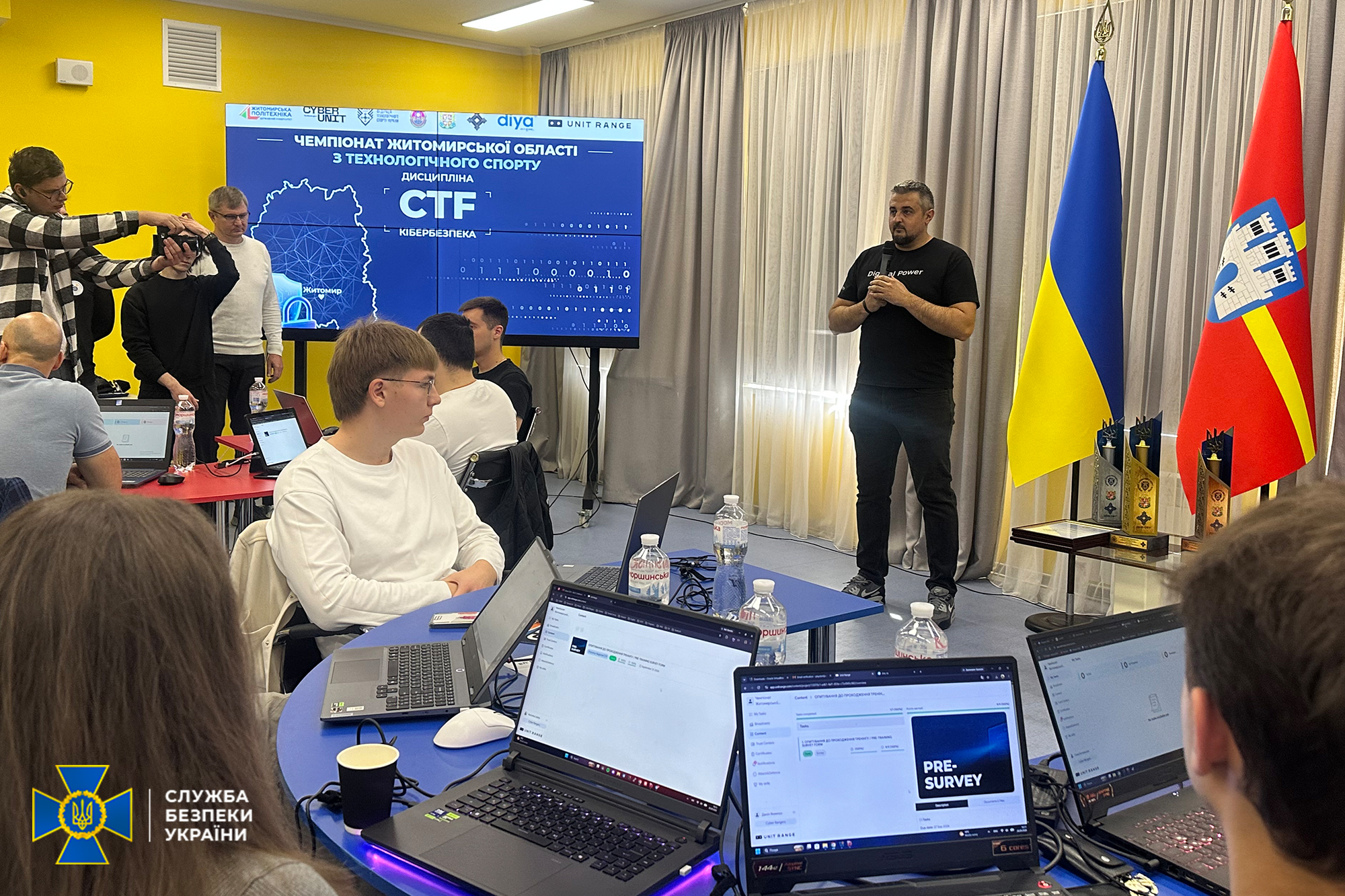 Новини Житомира - фото з У Житомирі за сприяння СБУ вперше відбувся відкритий обласний Чемпіонат з технологічного спорту CTF