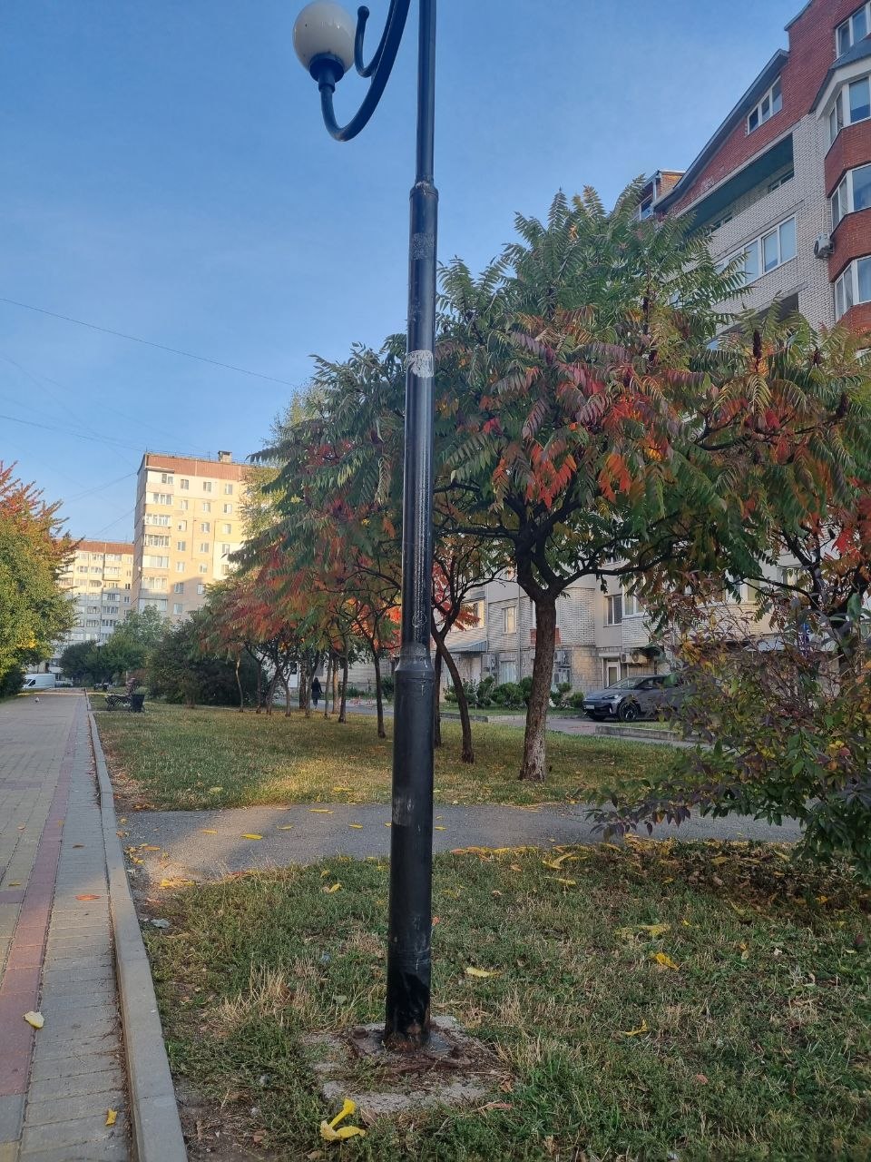 Новини Тернополя - фото з На бульварі Вишневецького «падають» ліхтарні стовпи