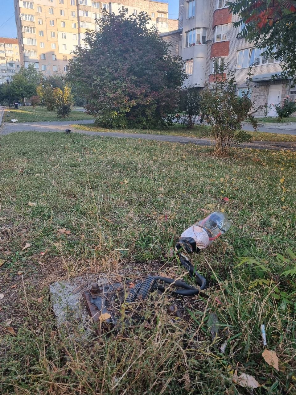 Новини Тернополя - фото з На бульварі Вишневецького «падають» ліхтарні стовпи