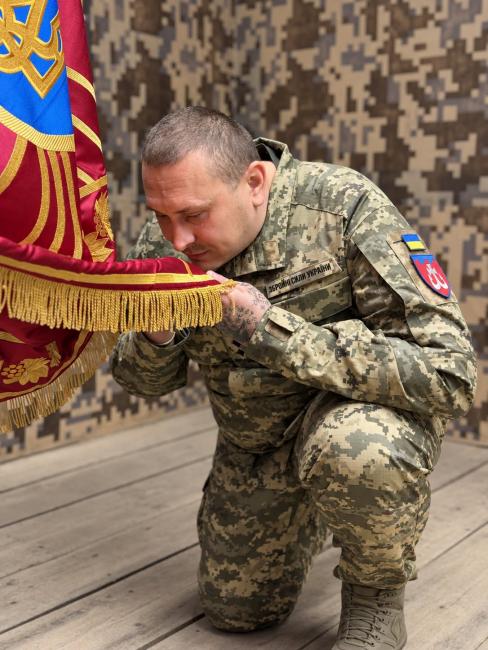 Новини Вінниці - фото з У 120-й бригаді ТрО представили нового командира. Хто змінив Дмитра Бізонича