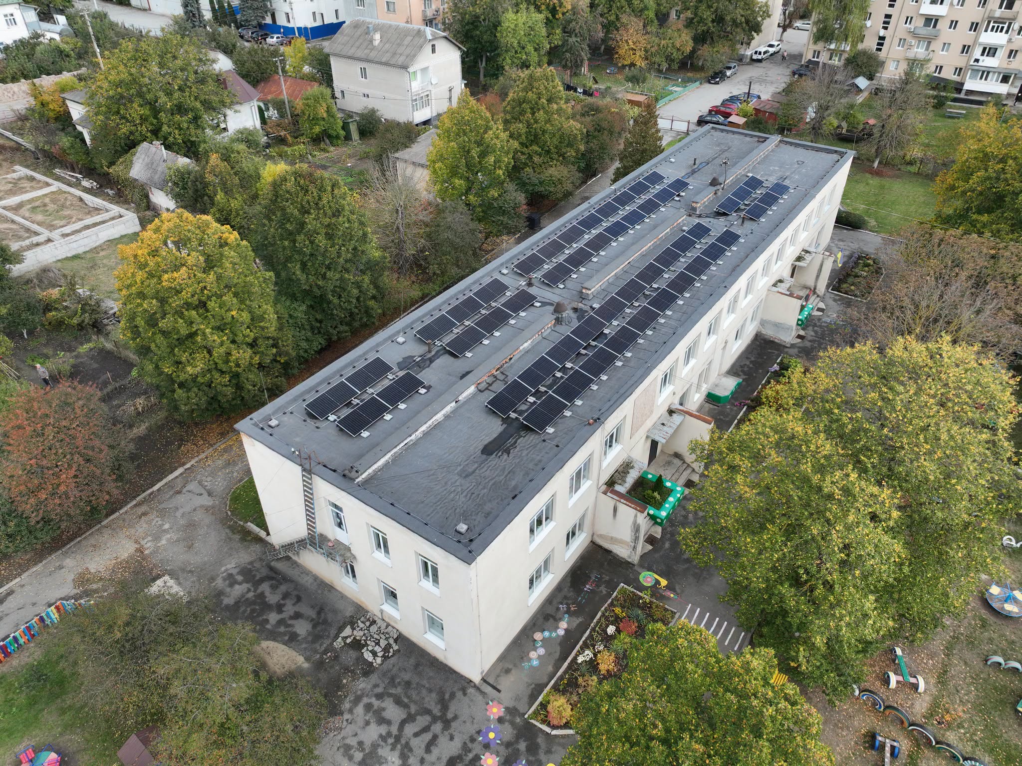 Новини Тернополя - фото з У всіх дитсадках Чорткова встановили сонячні електростанції