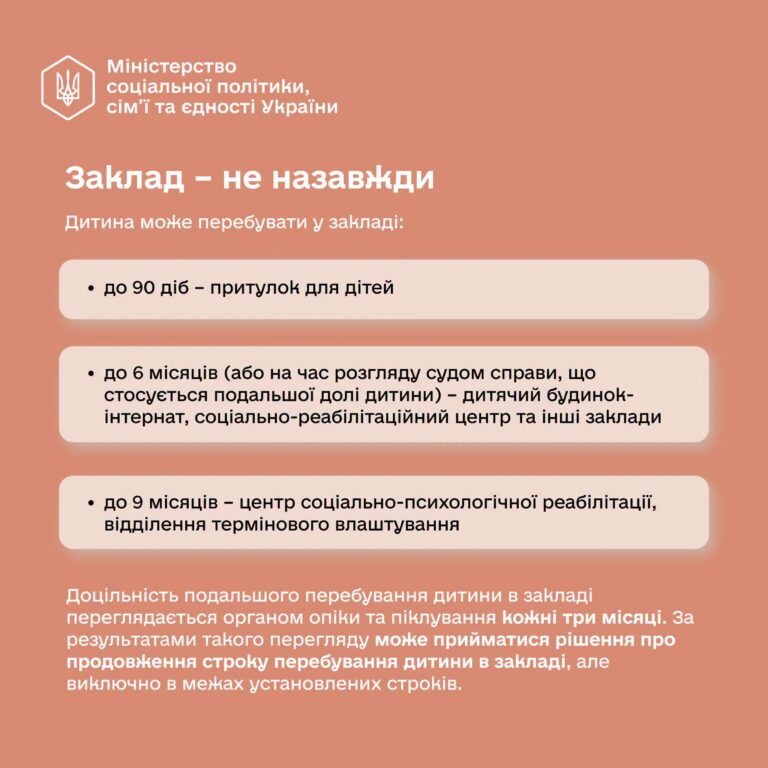 Новини Житомира - фото з Уряд затвердив єдиний порядок соціального захисту дітей, тимчасово влаштованих до закладів