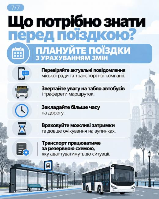 Новини Вінниці - фото з Як курсуватиме транспорт без світла? Інструкція для пасажирів