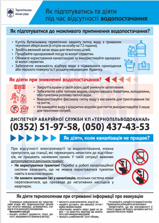 Новини Тернополя - фото з Як підготуватись та діяти під час екстрених ситуацій: збережіть брошуру, щоб мати під рукою