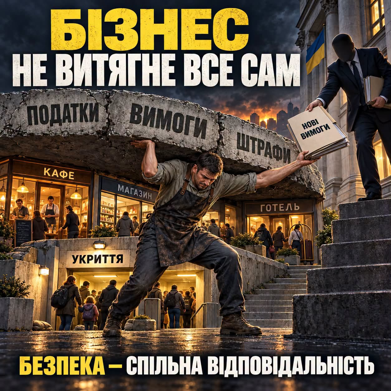 Новини Вінниці - фото з «Безпека чи закриття?»: як вінницькі ресторатори та підприємці реагують на обов'язкові укриття з грудня