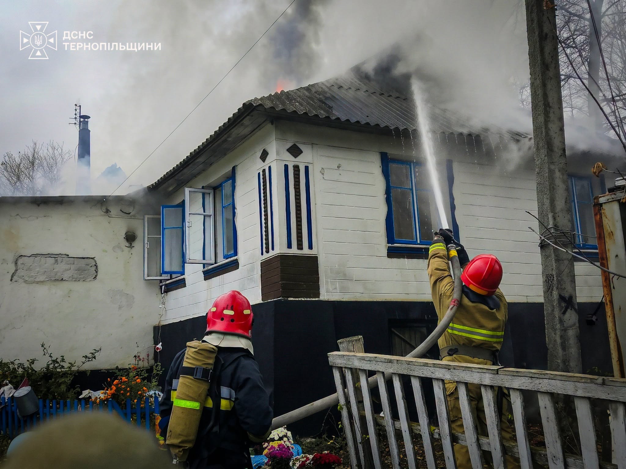 Новини Тернополя - фото з На Лановеччині горів житловий будинок
